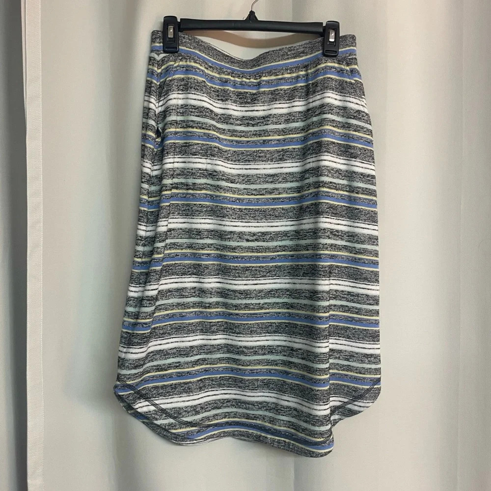 T by Talbots striped skirt size small